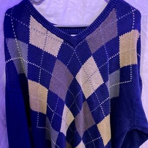 argyle sweater